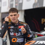 Wood getting ready at the Australian GP