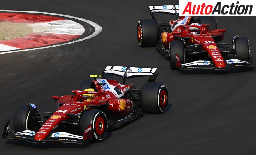 Lewis Hamilton and Charles Leclerc, Scuderia Ferrari. 2025 Chinese Grand Prix. Image: Formula 1.