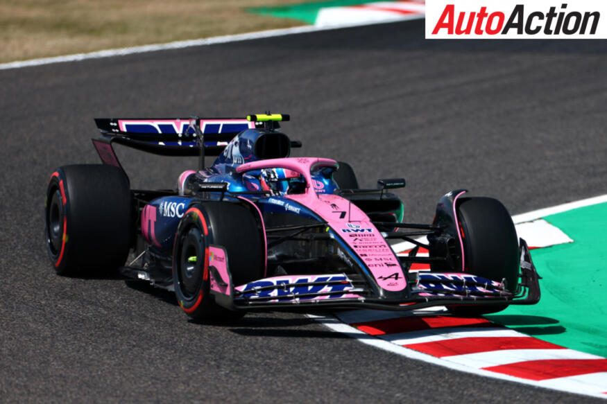 SUZUKA, JAPAN - APRIL 05: Jack Doohan of Australia driving the (7) Alpine F1 A525 Renault on track during final practice ahead of the F1 Grand Prix of Japan at Suzuka Circuit on April 05, 2025 in Suzuka, Japan.