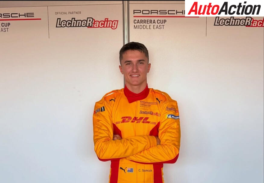 Caleb Sumich in DHL colours