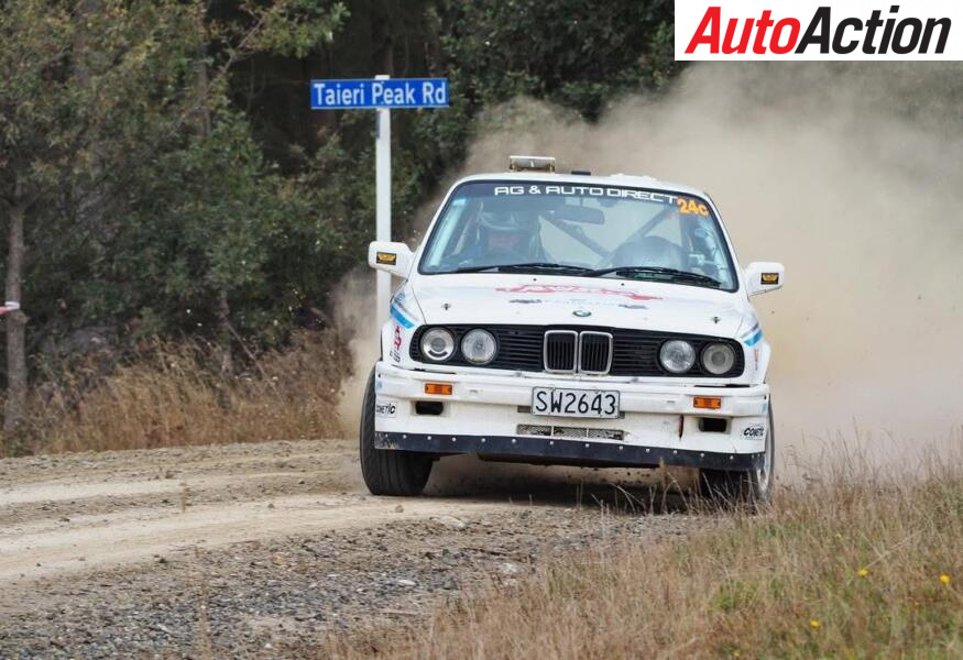 Ed Mulligan rallying