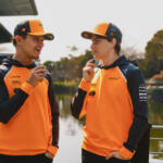 Lando Norris, Oscar Piastri, 2025 Chinese Grand Prix. Media Day.