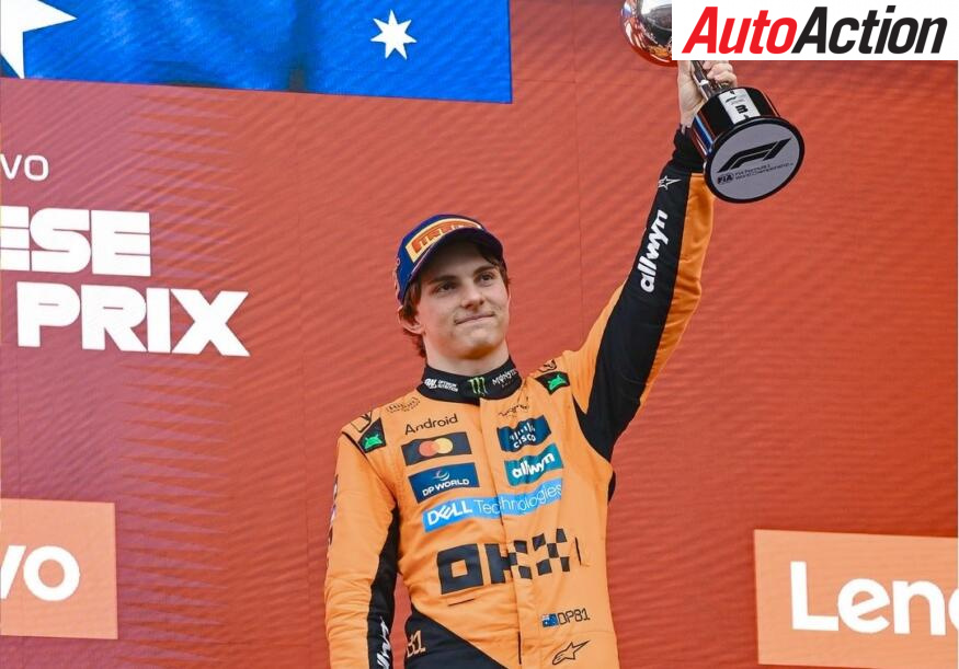 Oscar Piastri, McLaren F1. 2025 Japanese Grand Prix, third place.