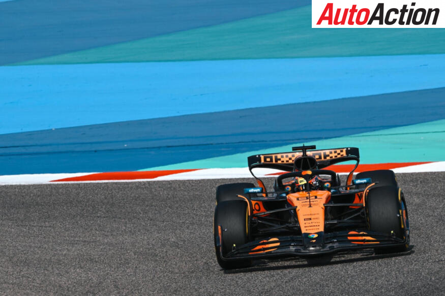 Oscar Piastri, McLaren. 2025 Bahrain Grand Prix, FP3. Image: McLaren.