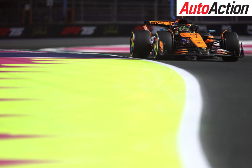 Lando Norris, McLaren. 2025 Saudi Arabian Grand prix, FP2. Image: McLaren.