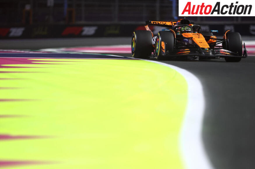 Lando Norris, McLaren. 2025 Saudi Arabian Grand prix, FP2. Image: McLaren.