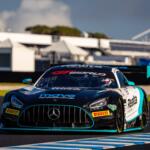 Ojeda was fastest in the Mercedes