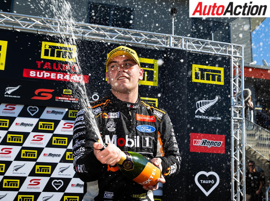 Wood on Taupo podium