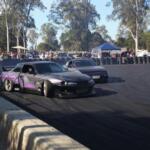Drifting at Queensland Raceway this weekend