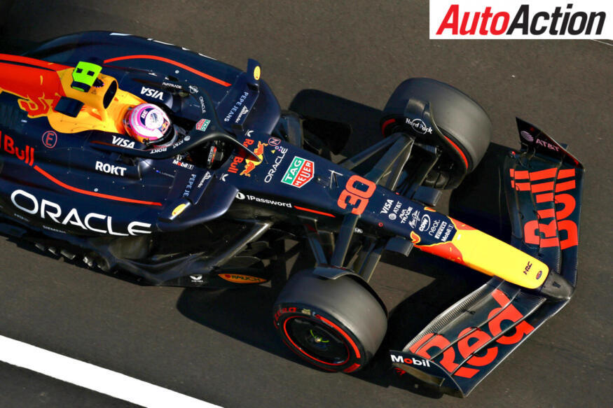 SHANGHAI, CHINA - MARCH 22: Liam Lawson of New Zealand driving the (30) Oracle Red Bull Racing RB21 on track during qualifying ahead of the F1 Grand Prix of China at Shanghai International Circuit on March 22, 2025 in Shanghai, China. (Photo by Clive Rose/Getty Images) // Getty Images / Red Bull Content Pool