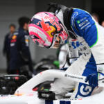 SUZUKA, JAPAN - APRIL 06: Seventeenth placed Liam Lawson of New Zealand and Visa Cash App Racing Bulls arrives in parc ferme during the F1 Grand Prix of Japan at Suzuka Circuit on April 06, 2025 in Suzuka, Japan.
