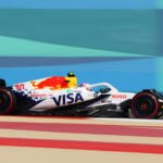 BAHRAIN, BAHRAIN - APRIL 11: Liam Lawson of New Zealand driving the (30) Visa Cash App Racing Bulls VCARB 02 on track during practice ahead of the F1 Grand Prix of Bahrain at Bahrain International Circuit on April 11, 2025 in Bahrain, Bahrain. Photo by Clive Rose/Getty Images // Getty Images / Red Bull Content Pool.