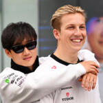 Tsunoda sneaking on Lawson